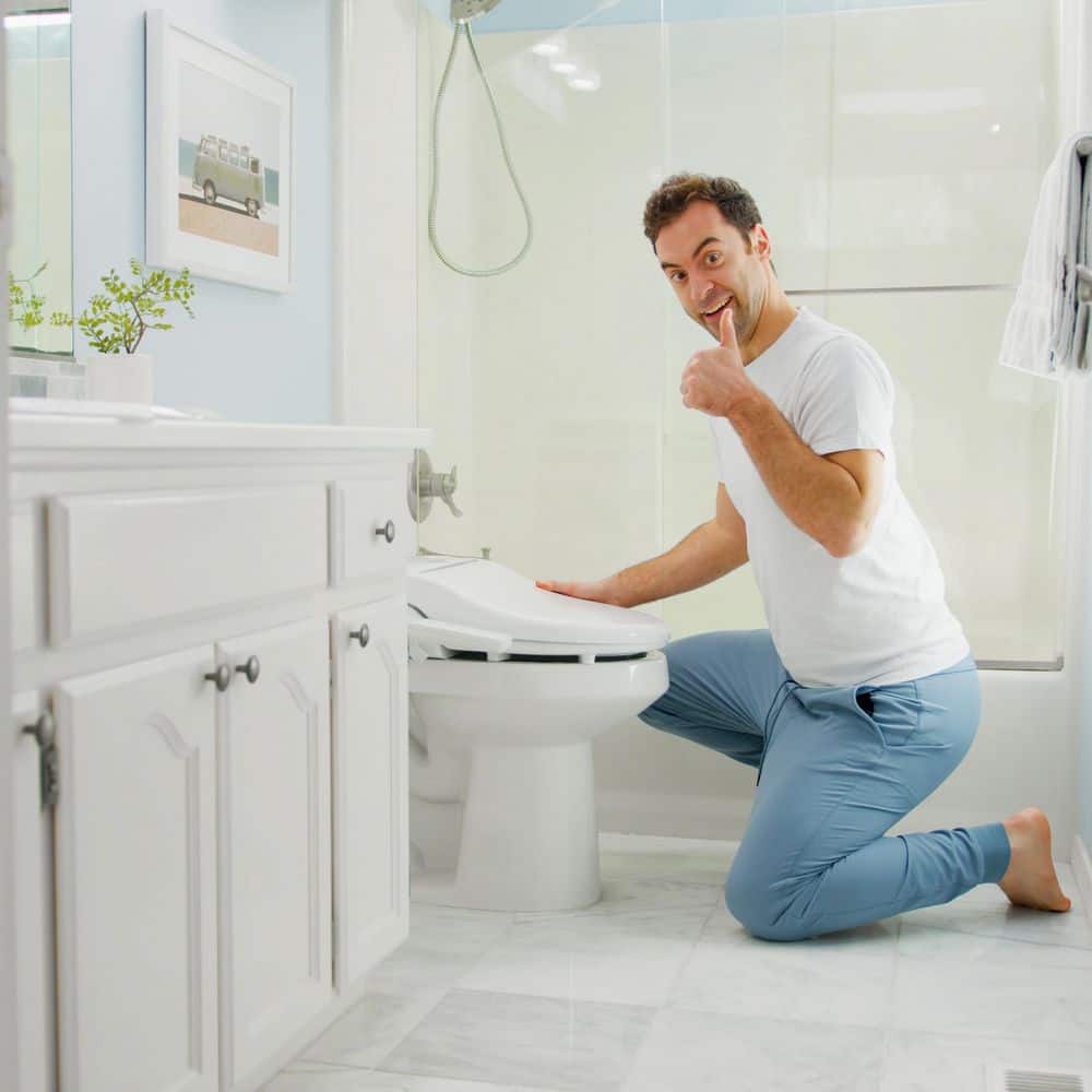 BidetMate 1000 Series White Elongated Heated Smart Toilet Seat