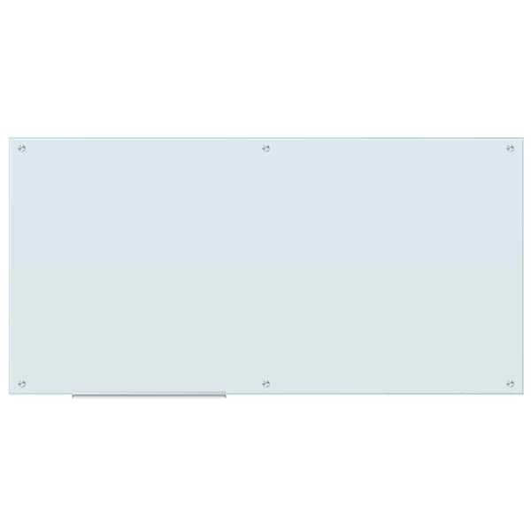 Brands Glass Dry Erase Memo Board White Frosted Surface Frameless 123U00-01 - The Home Depot