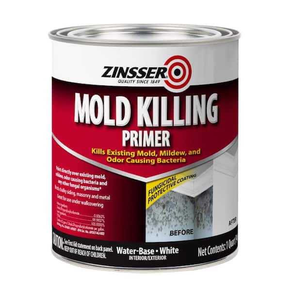 Zinsser 1 qt. Mold Killing Interior/Exterior Primer 276087 The Home Depot