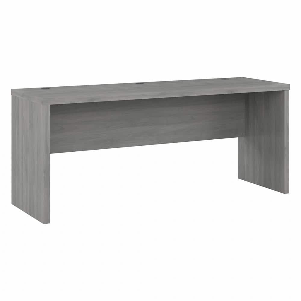 Echo 71.97 in. Rectangular Modern Gray Desk