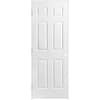 Masonite32in.x80in.6PanelRight-HandedPrimedCompositeHollowCoreSinglePrehungInteriorDoor4-9/16in.FlatJamb07498-TheHomeDepot