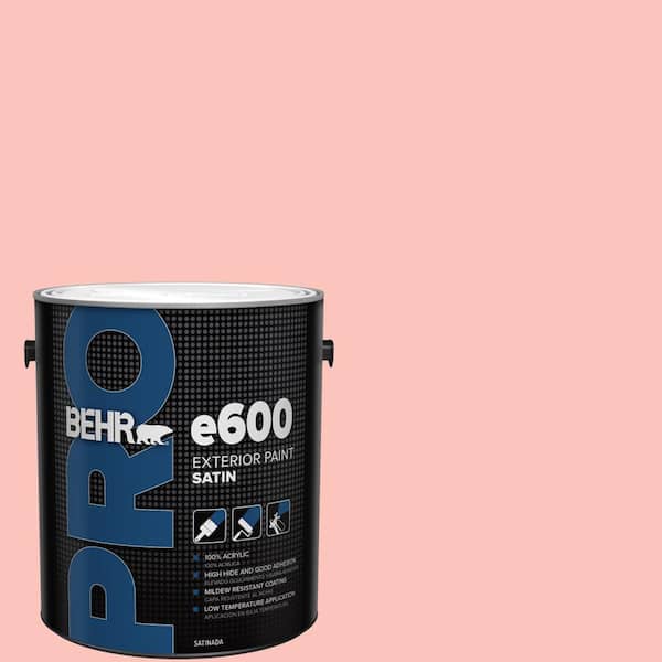 BEHR PRO 1 gal. #170C-3 Coral Bells Satin Exterior Paint