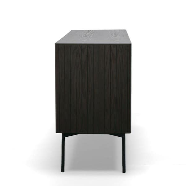 Benjara Alen 4-Piece Black and Silver Queen Wood Bedroom Set