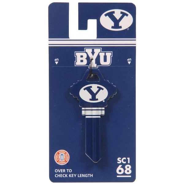 Hillman #68 NCAA BYU Cougars Key Blank