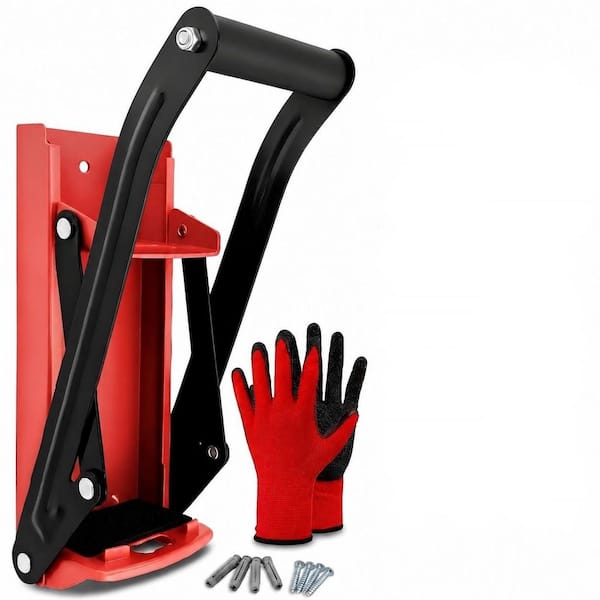 16oz 12oz Alloy Steel Wall Mounted Can Crusher Heavy Duty Smasher Anti-Pop Pillars Reinforced Base Recycling Tool