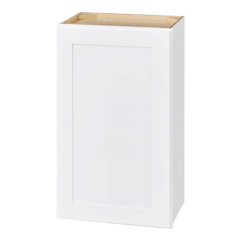 Avondale 18 in. W x 12 in. D x 30 in. H Ready to Assemble Plywood Shaker Wall Kitchen Cabinet in Alpine White