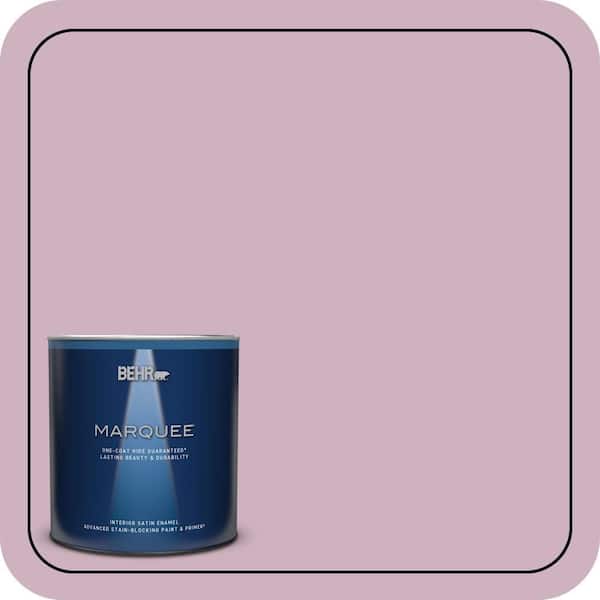BEHR MARQUEE 1 qt. #S120-3 Candlelight Dinner Satin Enamel Interior Paint & Primer