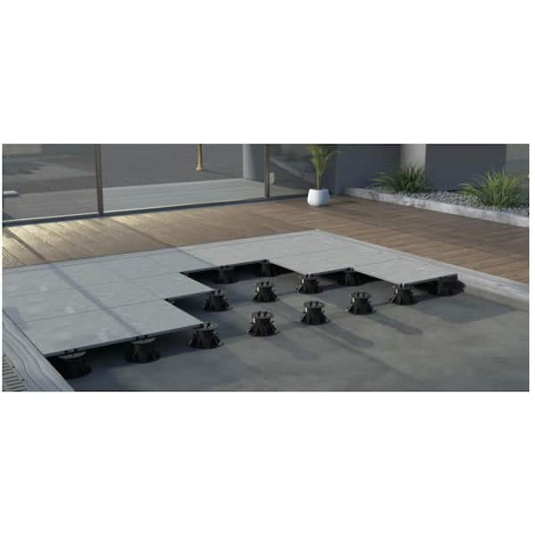 Adjustable Paver/Tile Pedestals 2.36 in. to 3.74 in. (60 mm to 95 mm) Decking and Flooring Support (10-Pack)