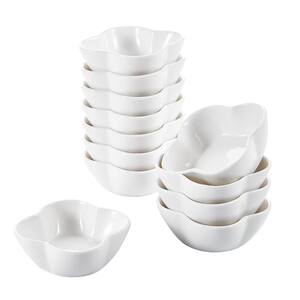 MALACASA Flora 6-Piece Porcelain White Egg Cup Holders for Soft Boiled Eggs(Set  of 6) FLORA-6ES - The Home Depot