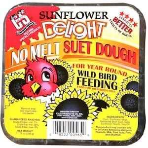 Sunflower Delight .73 lb. Wild Bird Food No Melt Suet Dough