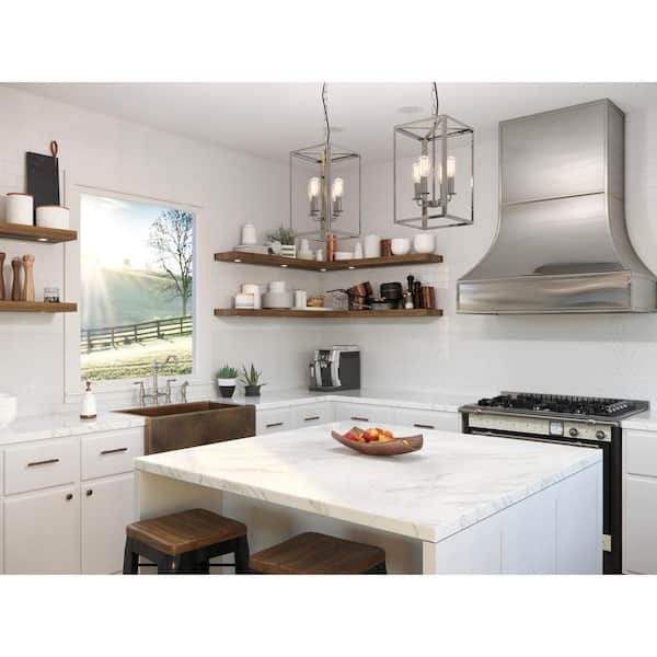 Courant Two Handle Bridge Kitchen Faucet with Side Spray in Stainless Steel Courant Two Handle Bridge Kitchen Faucet with Side Spray in Stainless Steel