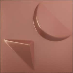 11-7/8"W x 11-7/8"H Apollo EnduraWall Decorative 3D Wall Panel, Champagne Pink (Covers 0.98 Sq.Ft.)