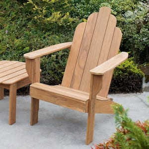 Cambridge Casual Heaton Natural Teak Wood Adirondack Chair