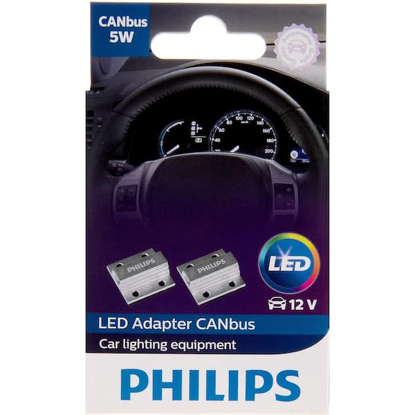 2Pk - Philips 5W CANBus Warning Canceller for 194 LED bulb