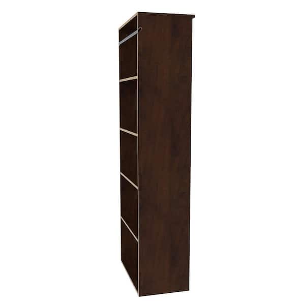 Choco closet◎　1120 ClosetMaid Style+ 25 in. W Chocolate Hanging Wood Closet Tower