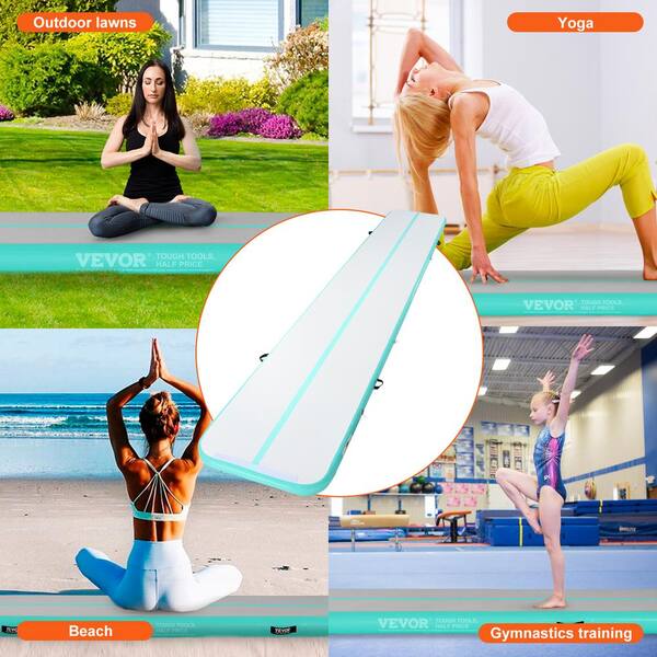 AWSUM Air Gymnastics Mat 10ft/13ft/16ft/20ft/23ft Inflatable Tumble Track Mats 4 8 Inches Thick Tumbling Mat With Electric Pump For Home Gym AWSUM Air Gymnastics Mat 10ft/13ft/16ft/20ft/23ft Inflatable Tumble Track Mats 4 8 Inches Thick Tumbling Mat With Electric Pump For Home Gym