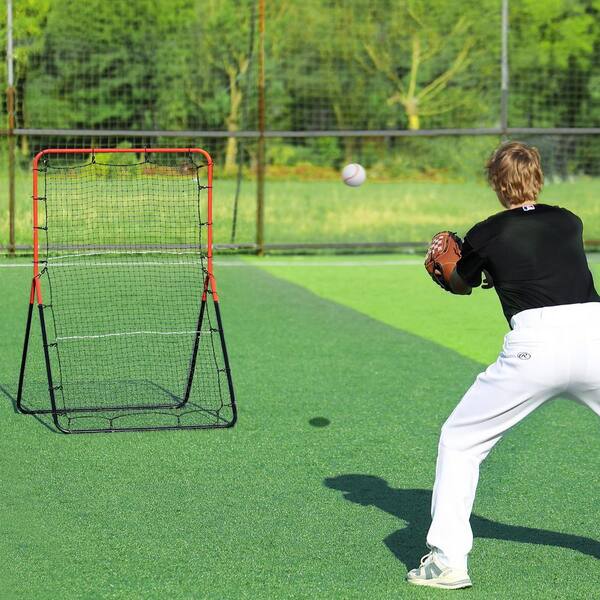 Baseball Rebounder Net 2-in-1 Baseball & Softball Rebounder Net ...