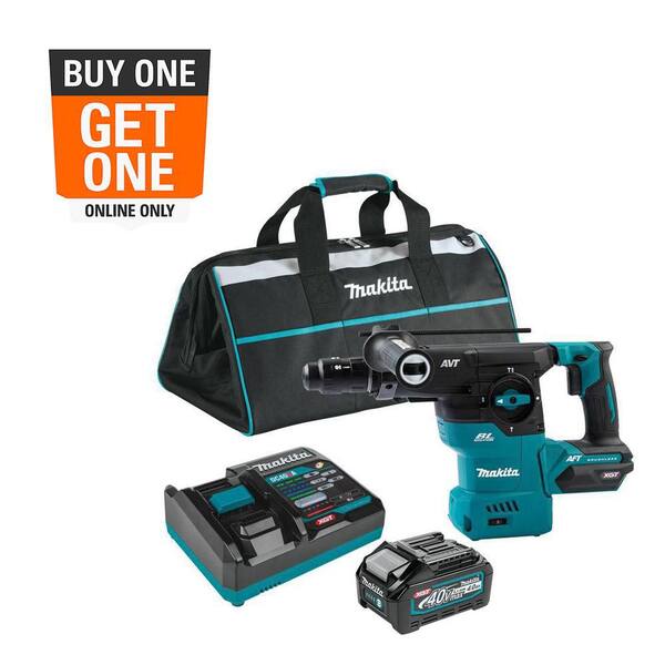 40-Volt maximum XGT Brushless Cordless 1-3/16 in. Rotary Hammer Kit, with Interchangeable Chuck AWS Capable (4.0Ah)