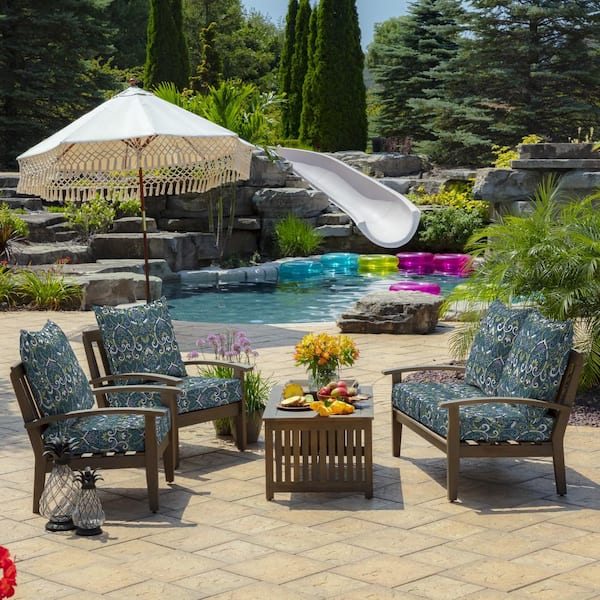 ARDEN 24 in. x 24 in. 2-Piece Deep Seating Outdoor Lounge