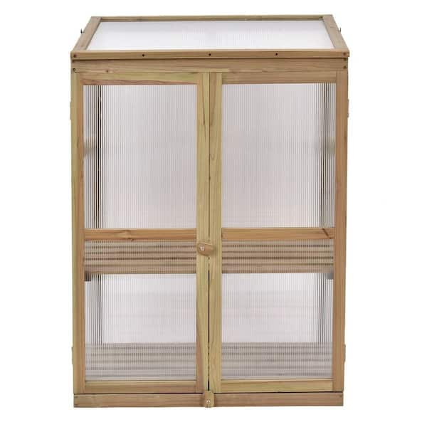 ANGELES HOME 30. in. W x 22.5 in. D x 43 in. H Garden Planter Box Mini Greenhouse