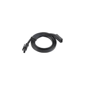 24 in. Black Extension Joiner Cable for Line Voltage Puck Light