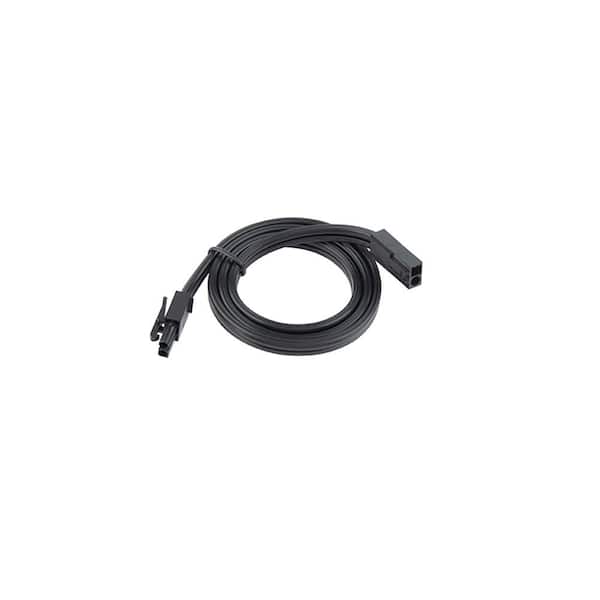 WAC LIMITED 24 in. Black Extension Joiner Cable for Line Voltage Puck Light