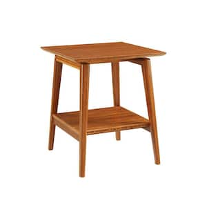 Antares 20 in. Amber Rectangle Other End Table