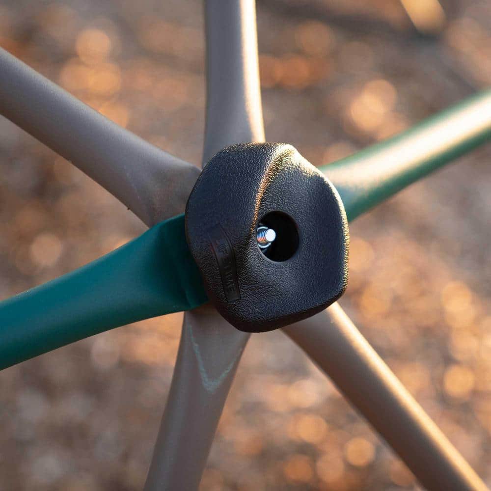Lifetime 10 ft. Green and Brown Steel Dome Climber with Canopy