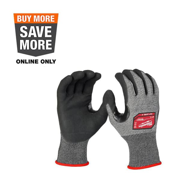 XX-Large High Dexterity Cut 5 Resistant Nitrile Dipped Outdoor and Work Gloves