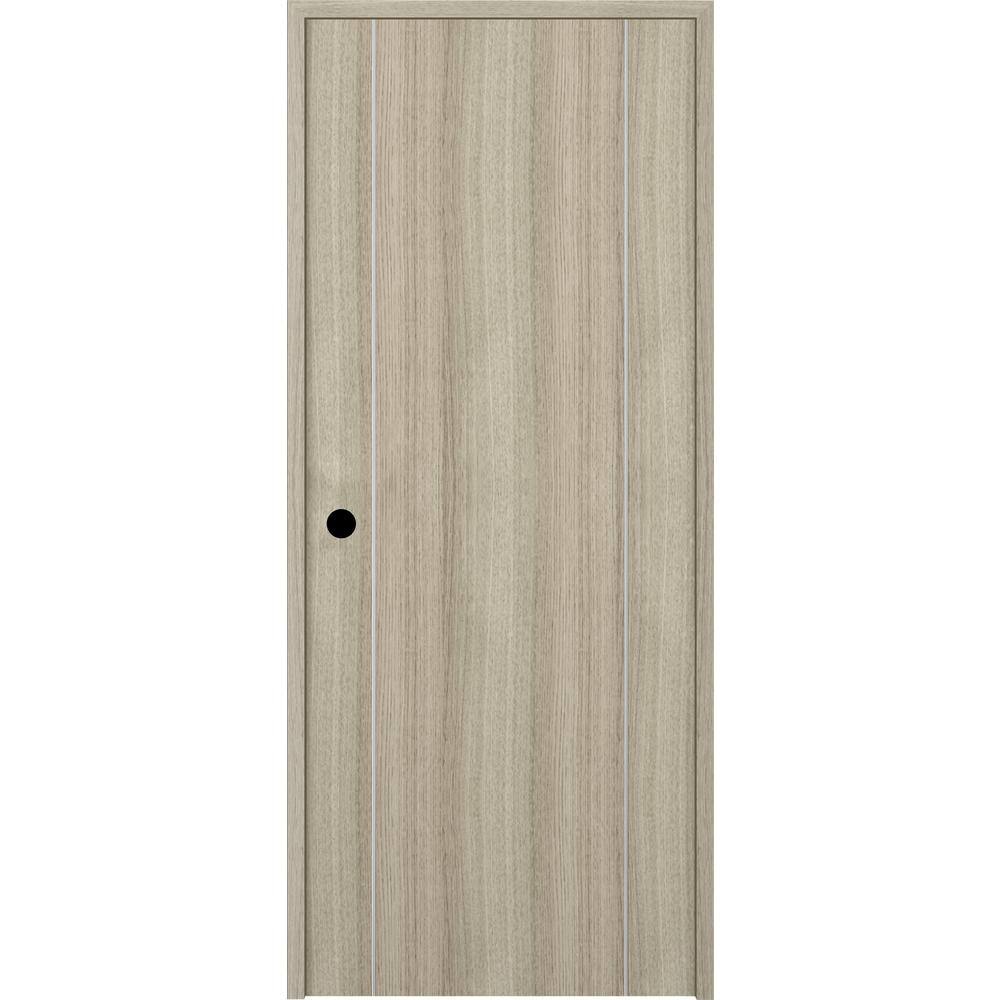 Belldinni Viola 2U 24 in. x 80 in. RightHanded Solid Core Shambor Wood