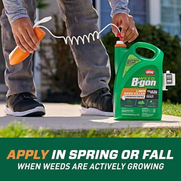 Ortho - Weed B-gon 1.33 gal. Lawn Weed Killer Ready-To-Use plus Crabgrass Control with Comfort Wand