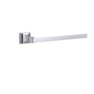 24 in. Wall Mounted Towel Bar in Chrome
