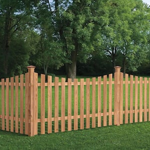 4 in. x 4 in. x 6 ft. Western Red Cedar Fence Post (2-Pack)