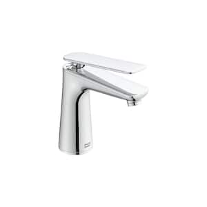 Aspirations Single Handle Deck Mount Bathroom Faucet in Polished Chrome