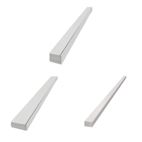 Timeless White Smooth Primed Shiplap & Trim Bundle