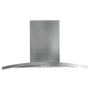 Profile 30 in .450 CFM Ducted Wall Mount Range Hood with Light in Stainless Steel