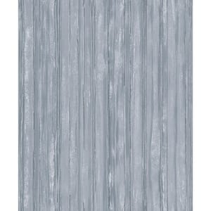 Silver and Grey Special FX Glitter Stripe Wallpaper
