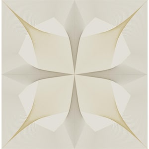 Radius Off-White Geometric Paper Strippable Wallpaper (Covers 56.4 sq. ft.)