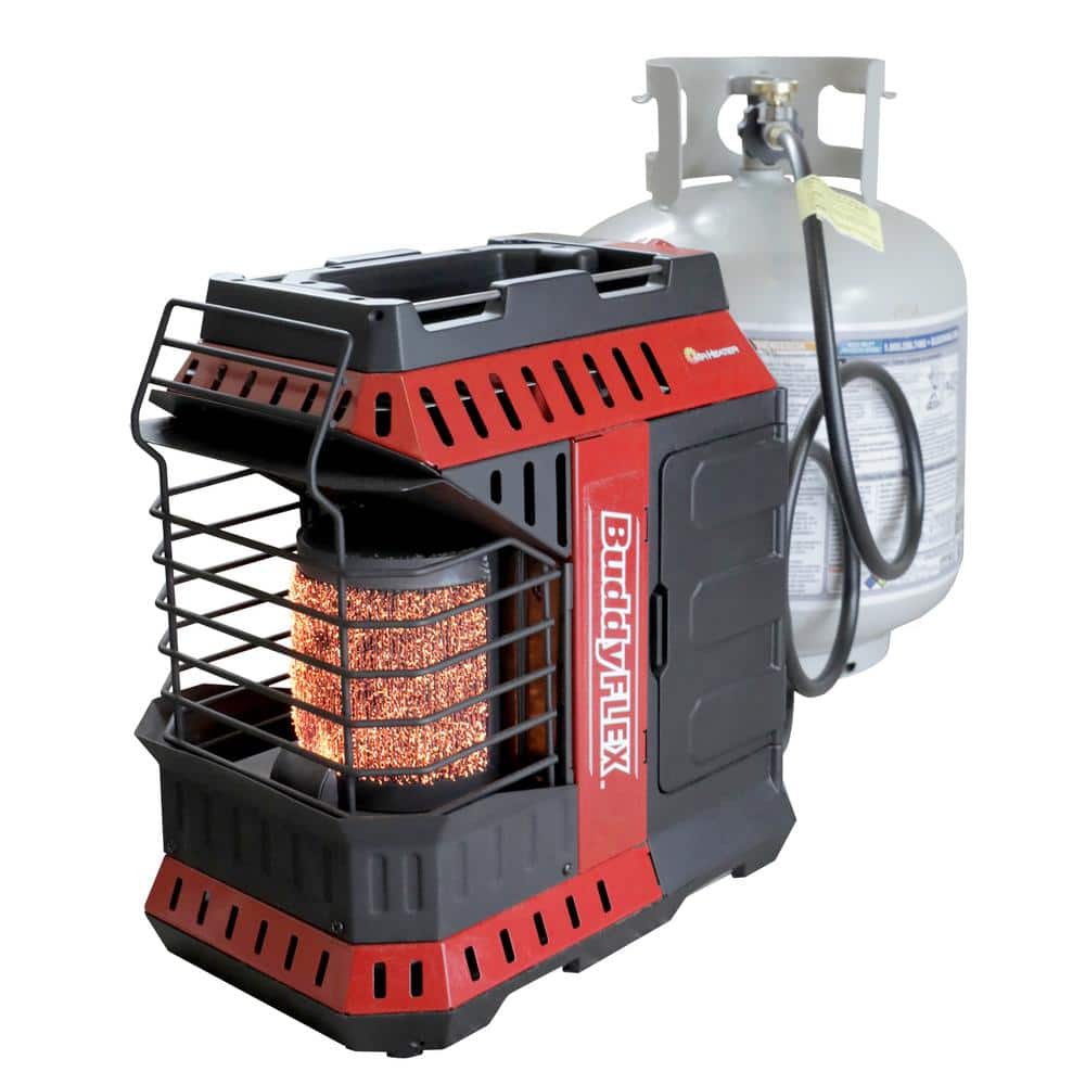 Mr. Heater Red and Black Portable Propane Heater with Safety Features
