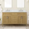 Home Decorators Collection 60 in. W x 22 in. D x 35 in. H Double Sink ...