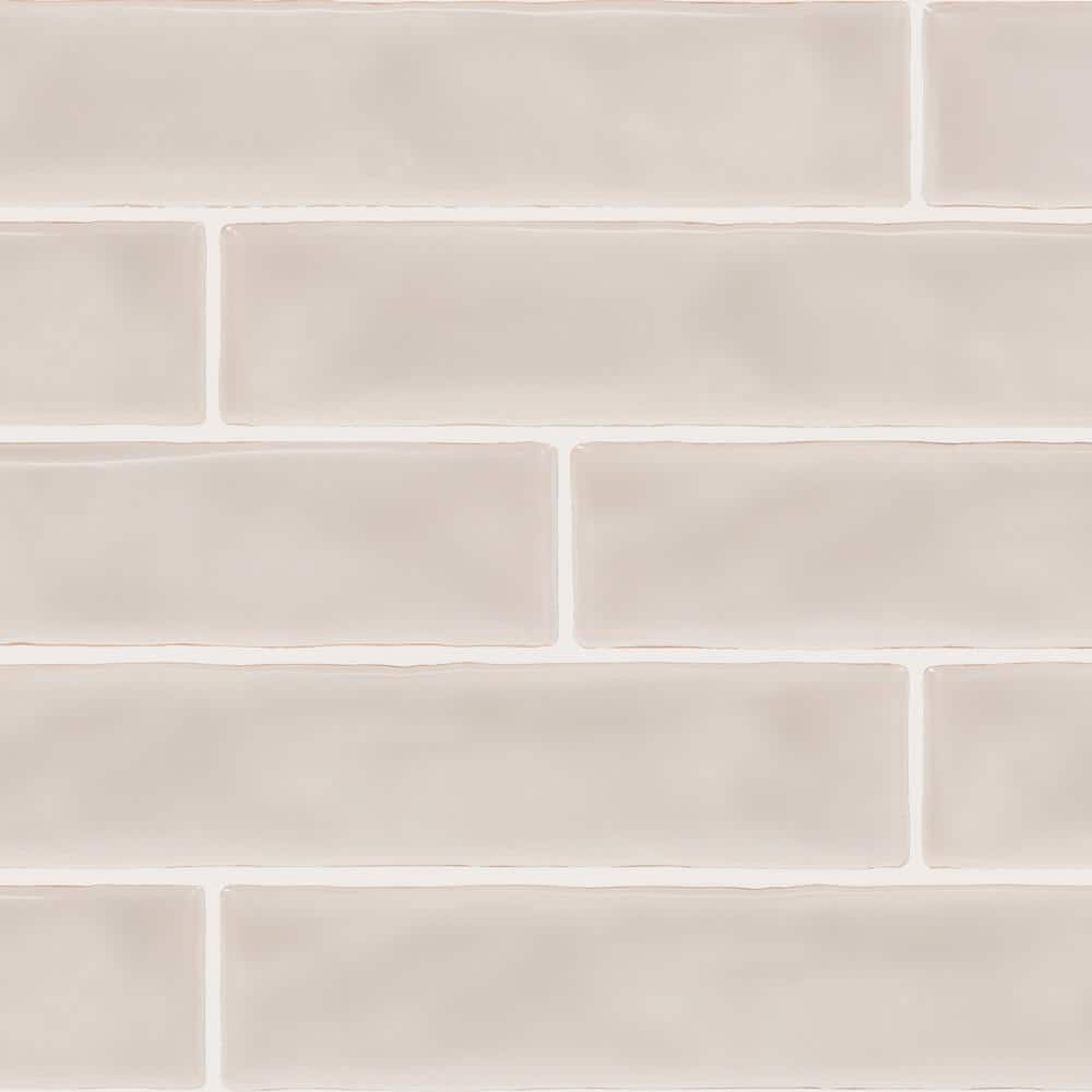 Artistic Reflections Mist 2 in. x 10 in. Glazed Ceramic Undulated Wall Tile (5.24 sq. ft./case) price history on PriceWatchPro