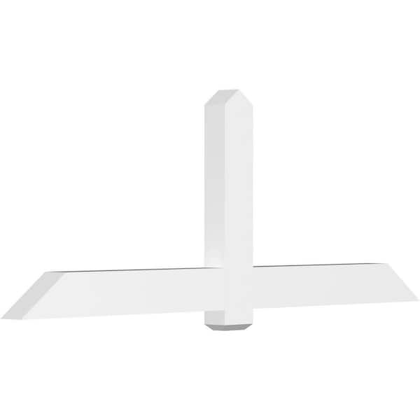 Ekena Millwork Eugene 84 in. W x 31.5 in. H x 4 in. D Signature Polyurethane Bracket