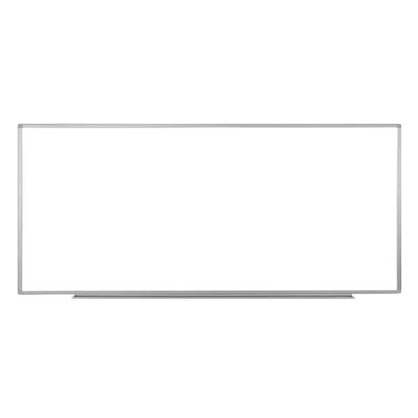 96 in. x 40 in. Wall-Mounted Magnetic Whiteboard