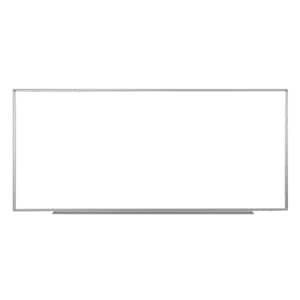 96 in. x 40 in. Wall-Mounted Magnetic Whiteboard