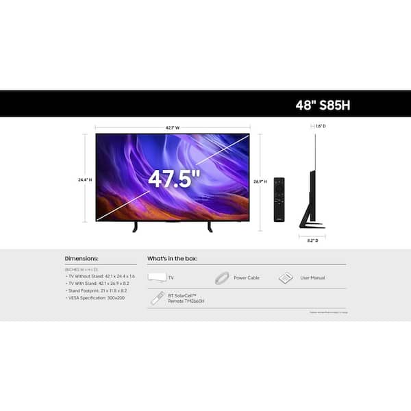 Samsung 48 in. Class S85H Series OLED 4K UHD Vision AI Smart Tizen