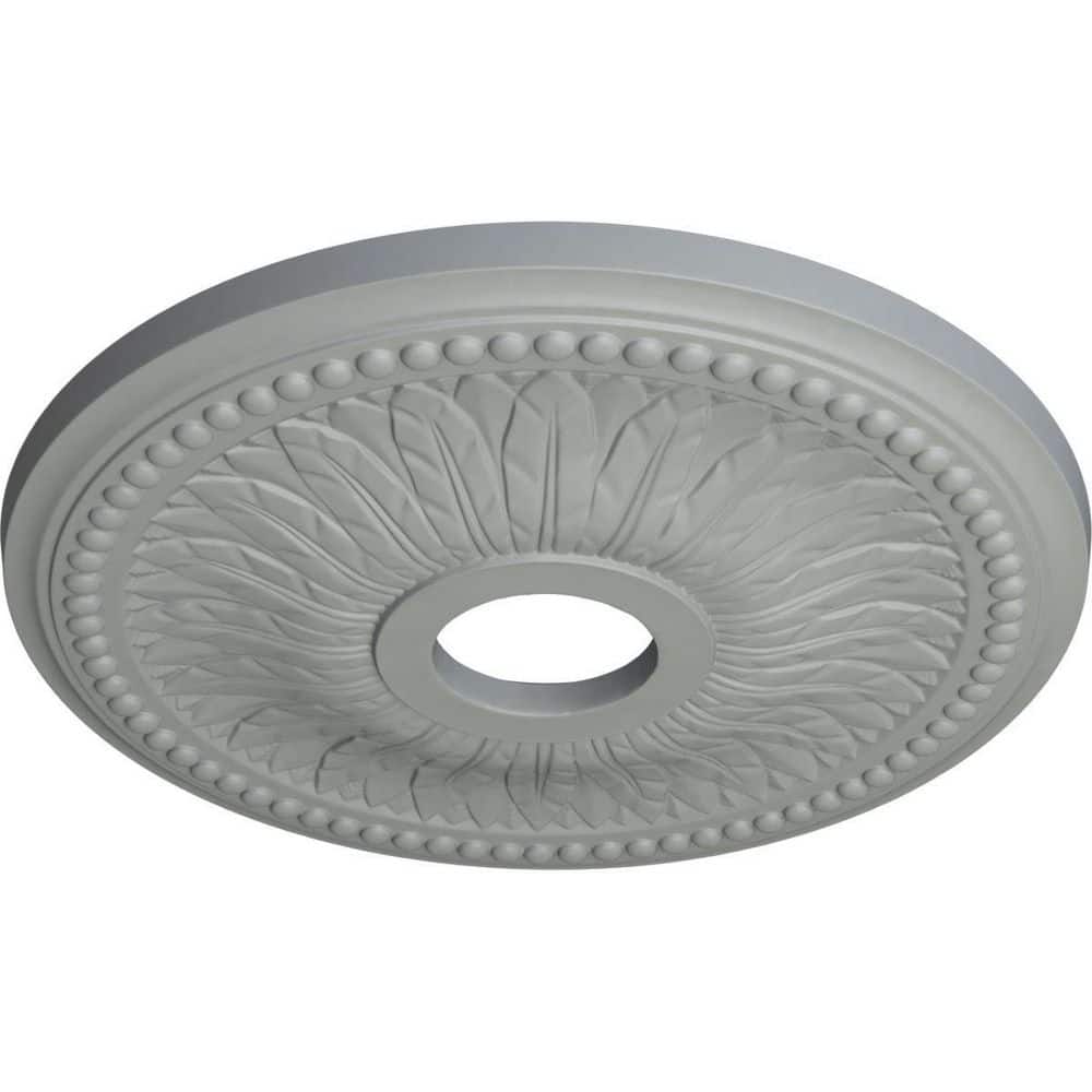 Primed White 18" Decorative Polyurethane Ceiling Medallion