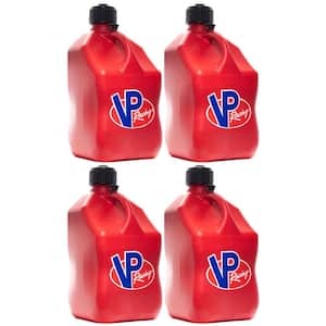 5.5 Gal Motorsport Racing Container Utility Container Jug, Red (4 Pk)