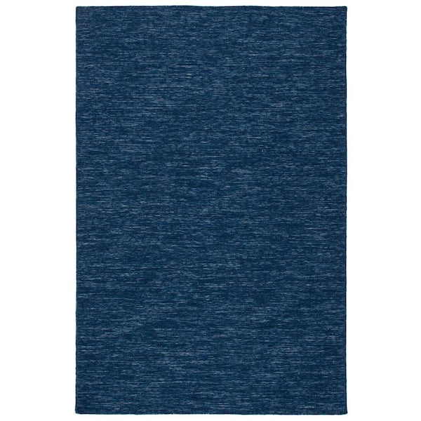 SAFAVIEH Kilim Navy/Blue 4 ft. x 6 ft. Solid Color Area Rug