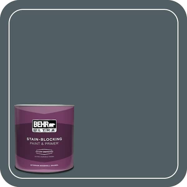 BEHR ULTRA 1 qt. #740F-6 Marine Magic Extra Durable Eggshell Enamel Interior Paint & Primer