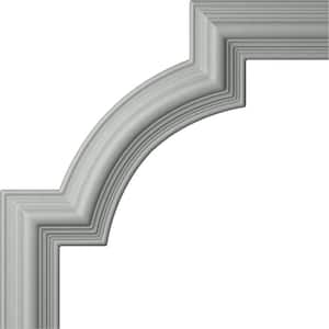 15-1/8 in. x 3/4 in. x 15-1/8 in. Urethane Bedford Panel Moulding Corner (Matches Moulding PML02X01BE)